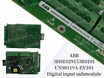ABB UNS0119A-P, V101 Dijital Giriş Modülü: Endüstriyel Otomasyon Sistemleri için Güvenilir Bir Seçim