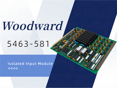 Woodward 5463-581 İzole Giriş Modülünü Anlama