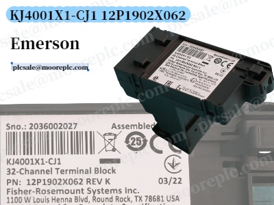 Emerson KJ4001X1-CJ1 12P1902X062 Terminal Bloğu - Endüstriyel Bağlantı için En İyi 32 Kanallı Çözüm