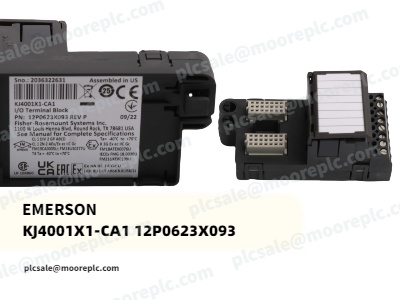 Emerson KJ4001X1-CA1 12P0623X093: Zorlu Endüstriyel Ortamlar İçin Sağlam G/Ç Terminal Bloğu
